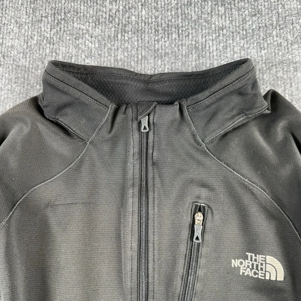 The North Face Pullover Mens Medium Black FlashDry 1/4 Zip Long Sleeve‎ Running
